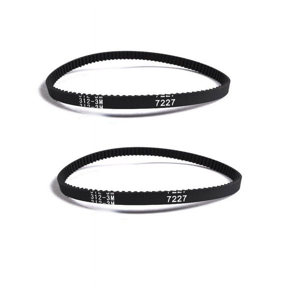 Replacement Part For Turbo Cat TP210 Vacuum Cleaner Geared Belt (2PK) # 32-3312-07, HPR-1075