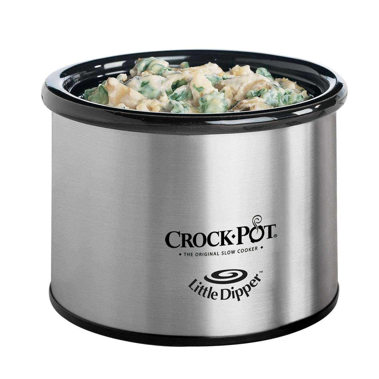 Crock-Pot SCCPVC609-SC 6-Quart Oval Slow Cooker w/ Dipper Stainless Steel