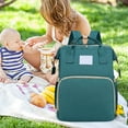 thumbnail image 1 of Fiudx Mochila Portátil, Cama Plegable de Gran Capacidad, Bolsa de Almacenamiento Aislante, Diseño Fácil de Limpiar, Cambio de Pañales de Viaje, Aventura Al Aire Libre para Padres y Bebés., 1 of 5