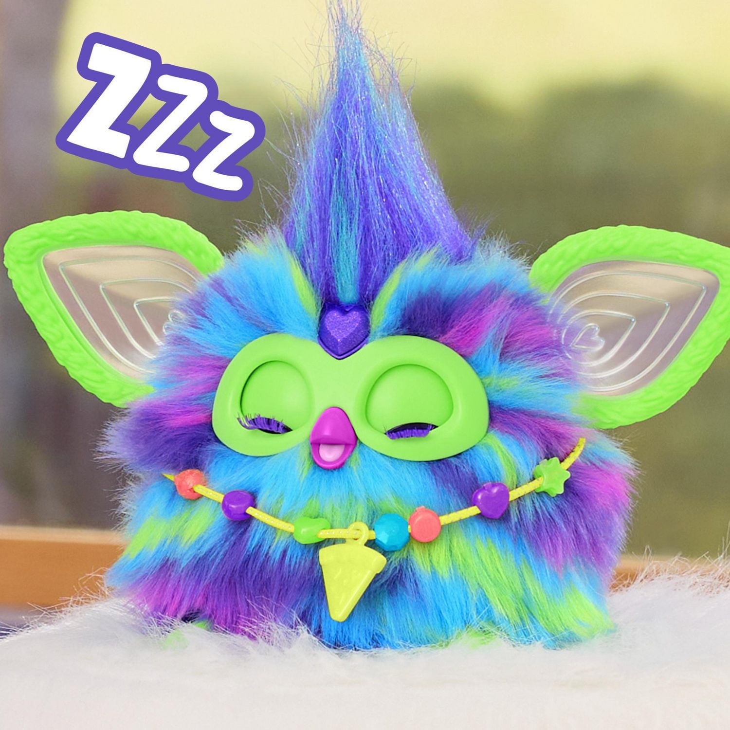 Furby Glow in the Dark Galaxy Edition Plush, Voice Activated, Interactive Toys, Ages 6+