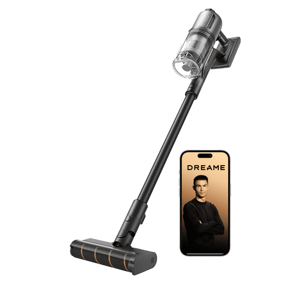 Dreame Z30 Aspiradora Inalámbrica Limpieza Multisuperficie, Succión 310 AW con Cepillo Doble, Tiempo de Limpieza de 90 min, Tecnología Detección Dust-Reveal, Herramienta para Quitar Pelo de Mascotas