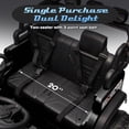 thumbnail image 3 of Xuanlur 24V Ride on Toys for Big Kids, 2 Seater Ride on Cars with Remote Control, 400W Motor, Ride on Truck w/ 20in Seat, 3 Speeds, Lights, Bluetooth, Electric Car for Kids 3-8, Capacity 110 lb-Black, 3 of 9