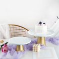 thumbnail image 5 of kurtrusly High Cake Stand Fruit Snack Sushi Plate Pie Plate Party Decor White S 1Set, 5 of 5