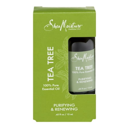 - Shea Moisture Tea Tree 100% Pure Essential Oil, 0.45 FL OZ