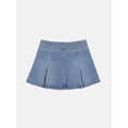 thumbnail image 4 of Wonder Nation Girls Denim Pleated Skirt, Sizes 4-18 & Plus, 4 of 6