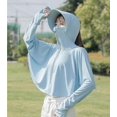 thumbnail image 1 of Camisa de protección solar de seda helada, ropa fina de verano para ciclismo, protección solar, chal de protección UV LingWen 8390611041816, 1 of 1