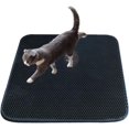 thumbnail image 1 of Yazoeia Pet Litter Mat, Convenient Cat Pad Cat Litter Trapper Scatter Control Double Layer Cat Rug Cat Restroom Zone CJB12-23762, 1 of 7