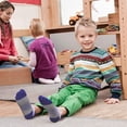 thumbnail image 6 of COOPLUS Boys & Girls Socks Ankle Cotton Sock Soft Low Cut Socks For Little Big Kids 6 Pairs, 6 of 7