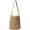 Brown, variant on Round Bucket Bag Knitting Straw Bag