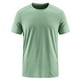 thumbnail image 1 of Camisetas Elvqul Hombre Manga Corta Playa Verde Cuello Redondo sin Estampado, 1 of 6
