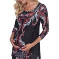 thumbnail image 4 of White Mark Women's Maternity Arlene Tunic Top, 4 of 4