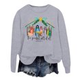 thumbnail image 1 of EHQJNJ Chandails en Molleton pour Femmes Graphiques Hiver Pull à Capuche Tendance Imprimé Lettre Col Rond pour Automne et Hiver Chandails en Molleton Tendance Grande Taille Tunique Chandails en Molleton pour Femmes, 1 of 3