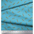 thumbnail image 2 of Soimoi Polyester Crepe Fabric Circle & Lizard Reptile Printed Craft Fabric by The Yard 52 Inch Wide, 2 of 3