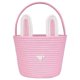 thumbnail image 2 of Cesta de Pascua para niños y bebés, cesta de Pascua para bebé con asa, cesta vacía para huevos de conejito, cestas de Pascua para niños, niñas, bebés, cesta de regalo de Pascua personalizada (rosa), 2 of 4