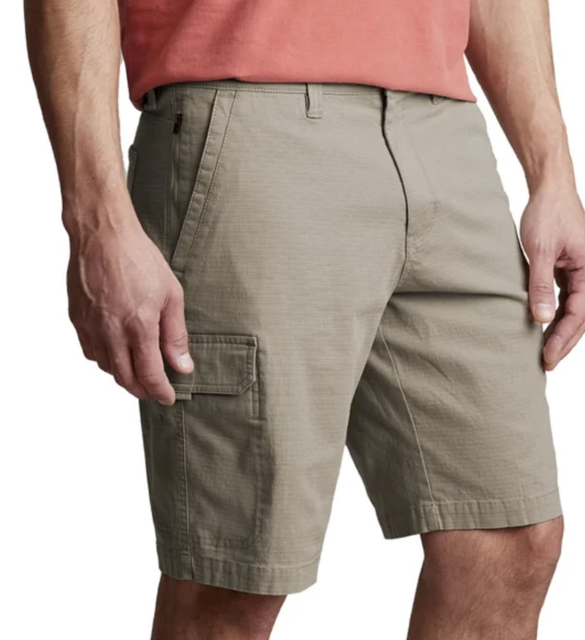 Copper & Oak Supply Co. Men's Venture Ripstop Stretch Cargo Short (36, Tan)