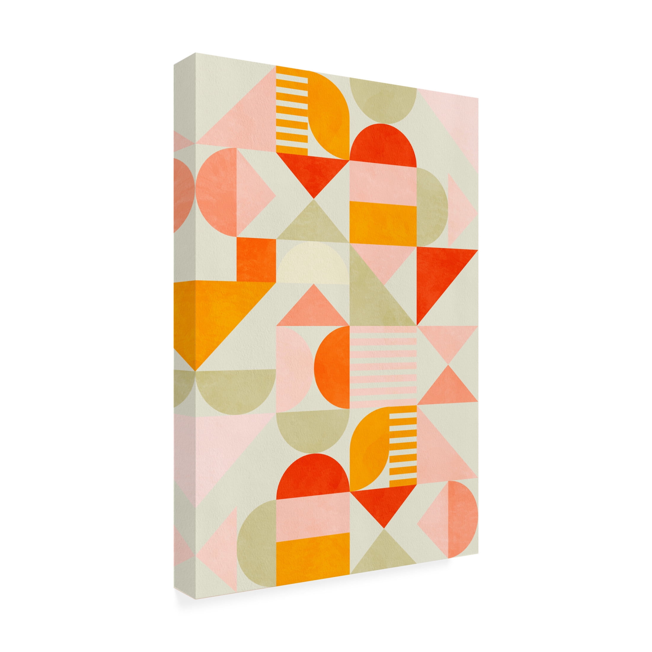 Trademark Fine Art Ana Rut Bre Bauhaus Fun Pastel Canvas Wall Art