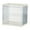 Color:White shape:B, variant on Clear Storage Box with Door Coffee Cup Organizer Dust-proof Storage Box Practical Mugs Storage Cases for Home