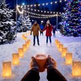 thumbnail image 6 of 10 Pack Hollow Paper Luminaria Bags 10x6 Inch, Christmas Thanksgiving Halloween Cutout Candle Bags for Yard Walkway Pathway Holiday Wedding Decor, 6 of 6
