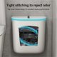 thumbnail image 5 of 1 Pc Bathroom Can Wall Mounted Hanging Trash with Lid Waterproof Narrow Seam Rubbish Toilet Waste Garbage Bin 7L, 5 of 5