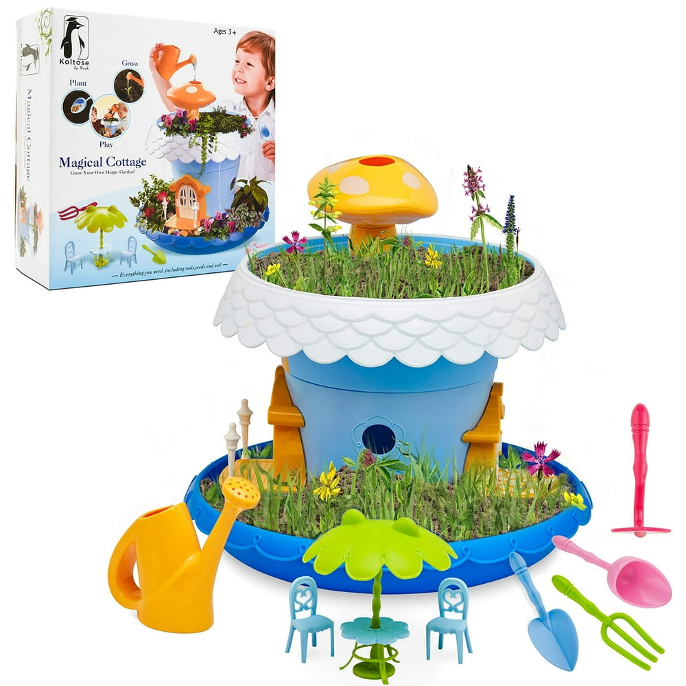Fairy Garden Kit, DIY Fairy Garden Kit for Girls and Boys Complete With