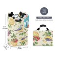 thumbnail image 2 of Yayeee Freestanding Laundry Hamper with Handle Collapsible Large Storage Basket for Clothes, Birds with Strawberries, 2 of 7