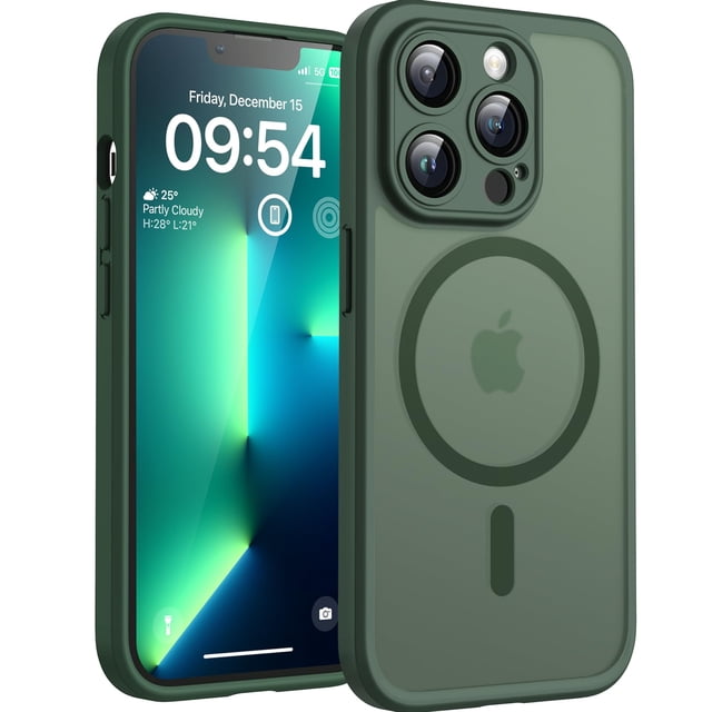 Funda Magnética TOCOL para iPhone 13 Pro Max 6.7'' Verde