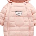 thumbnail image 6 of PureCasa Jumpsuit for Toddler Boys Girls Winter Warm Snowsuit Outwear Newborn Hooded Footed Romper Jumpsuit for 0-24 Months, 6 of 6