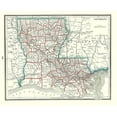 thumbnail image 2 of Rathbun 18x15 White Modern Wood Framed Museum Art Print Titled - Louisiana - Rathbun 1893, 2 of 4