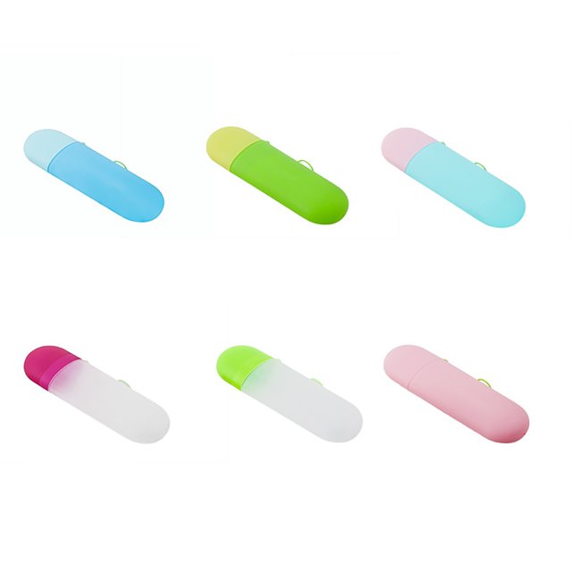 Powered Toothbrush Cheers.Us Portable Travel Toothbrush Toothpaste Holder Storage Box With Hanger Plastic Candy Color, Powered Toothbrushes & Accessories for Women