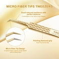 thumbnail image 4 of NAGARAKU AG Series High-Density Fiber Tip Anti-Slip Professional Tweezers for Eyelash Extensions AG-07, 4 of 7
