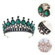 thumbnail image 2 of Corona de boda Tiara nupcial corona de novia diadema tocado de novia accesorio para el cabello de diamantes de imitación, 2 of 6