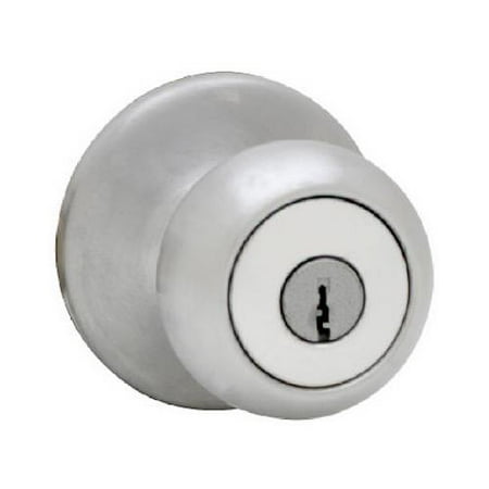 Kwikset 94002 824 Security Mobile Home Entry Lockset Satin Chrome