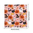thumbnail image 2 of Leeye Halloween Shower Curtain Waterproof Quick Install Decorative Pumpkin Printed For Bathroom Bathtub, 2 of 4
