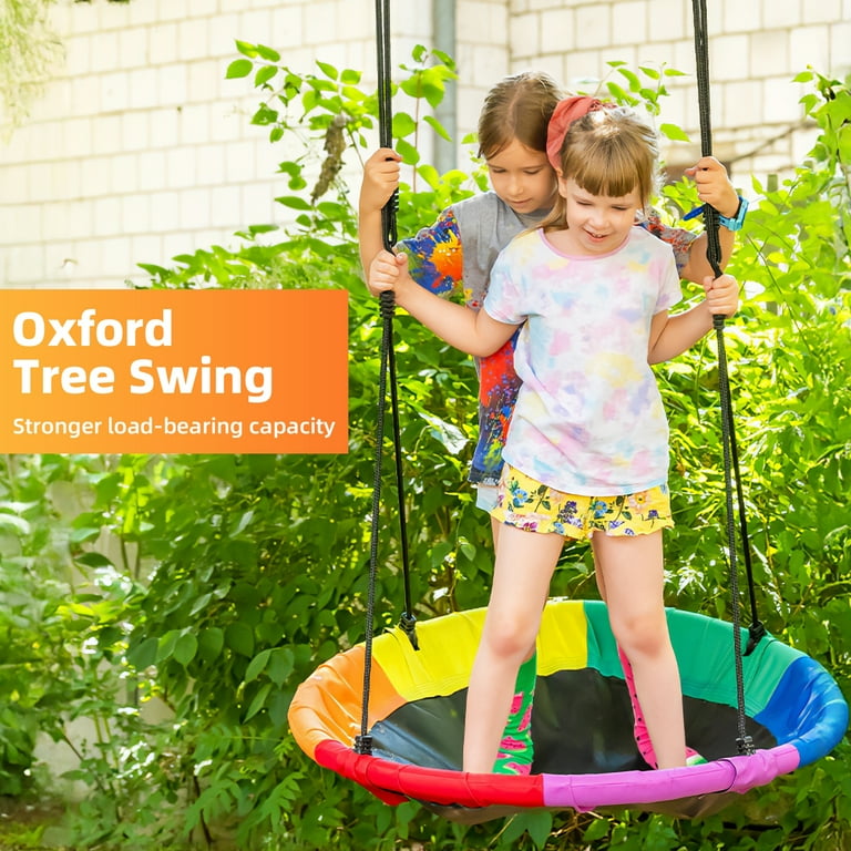 ATUPEN Tree Swing for Kids, 40'' Outdoor Swing Backyard Playground