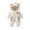 White, variant on SKIYLEVZ Baby Unisex Bodysuits Toddler Baby Clothes Plush Long Sleeve Polar Fleece Hooded Jumpsuit Infant Winter Outfit Soft Warm Clothes Cute Romper Newborn Infant Jumpsuit