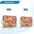 thumbnail image 4 of FORMRS 15-15.6 inch Laptop Sleeve Case Soft Carrying Quilted Computer Bag Cover, Purple Abstract Floral, 4 of 7