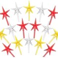 thumbnail image 1 of 30 Pieces Ceramic Christmas Tree Ornaments Ceramic Christmas Tree Topper Stars Replacement Lights, 1 of 1