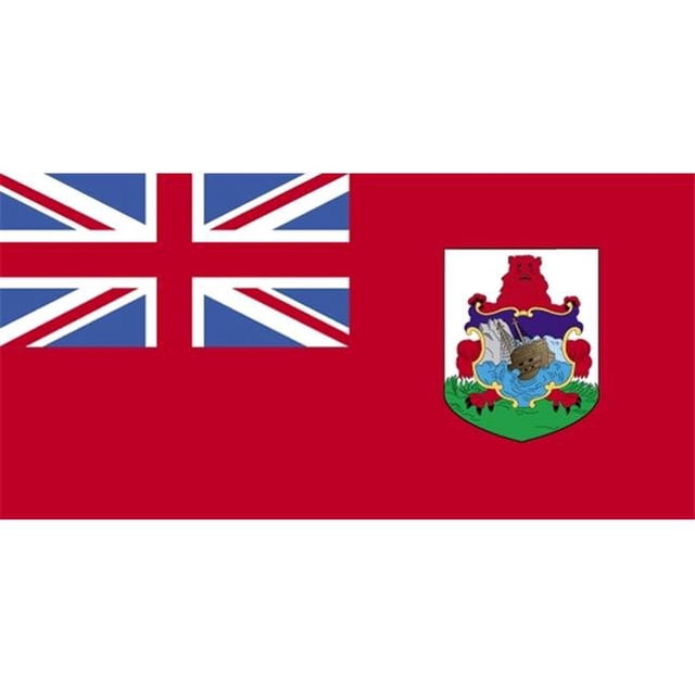 Annin Flagmakers 220033 Drapeau des Bermudes 5 Pi X 8 Pi Nyl-Glo