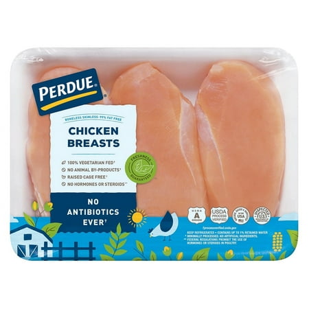 PERDUE Fresh Boneless Skinless Chicken Breasts, 1.6-2.4 lbs