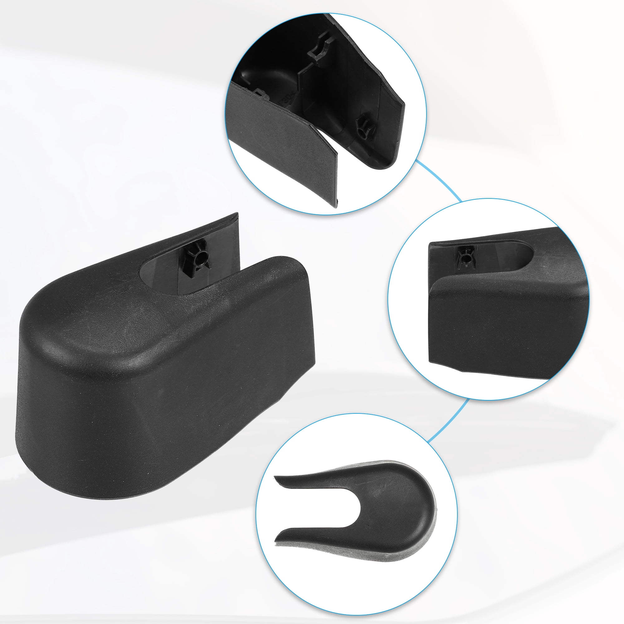Unique Bargains Rear Wiper Arm Nut Cover Cap for Volvo XC90 1-Pack Black