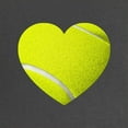thumbnail image 2 of CafePress - Tennis Heart Maternity T Shirt - Maternity Dark T-Shirt, 2 of 3