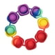 thumbnail image 5 of Pulsera de silicona Juguete Descompresión Muñequera Punta del dedo Juguete antiestrés para niños Adultos, Tricolor Vogacara FN008327-03, 5 of 6