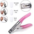 thumbnail image 4 of Coffin Nail Tips - Full Cover Long Glue on Nail Tips Set with Rhinestones - Long Professional Nail Tips with Storage Box - Clear Soft Lasting Nail Extensions For Acrylic and Gel Polish - 500 Pcs, 4 of 8