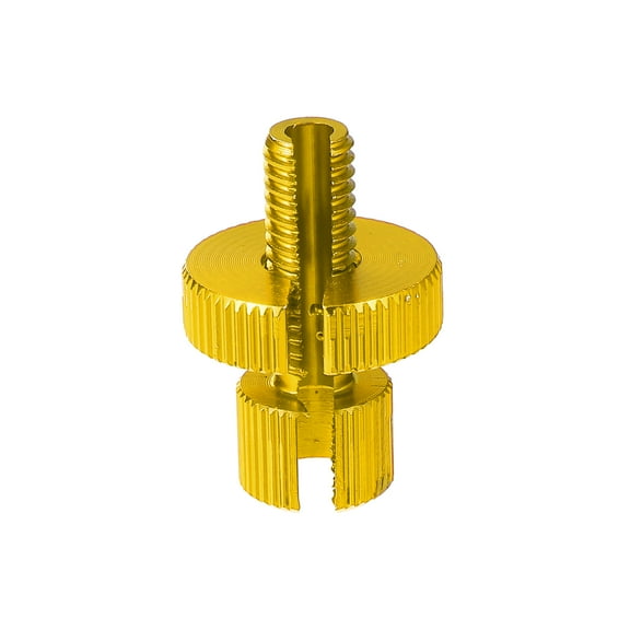 Unique Bargains 1 Pcs M8 Brake Clutch Cable Line Adjuster Screw for Motorcycle Aluminum Alloy Gold Tone