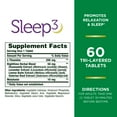 thumbnail image 4 of Nature’s Bounty Sleep3 Melatonin Supplement Tablets, 10mg, 60 Count, 4 of 6