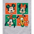 thumbnail image 3 of Disney - Mickey And Friends Christmas Grid - Men's Crew Fleece Sweatshirt Sweatshirt, 3 of 5