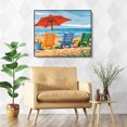 thumbnail image 4 of Cuadros Decorativos Kit de pintura por números, lienzo de vacaciones en la playa DIY, cuadro de arte al óleo para decoración del hogar Ehuebsd Nuevos Originales, 4 of 8