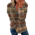 thumbnail image 1 of Sudadera Para Mujer Otoño Moda Cuello Alto Suelto Estampado Con Cremallera Blusa de Manga Larga Odeerbi  ODB185585, 1 of 4