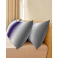 thumbnail image 4 of Gray Purple Body Pillow Cover 20 x 60 Inch Decorative Pillow Cover Modern Gradient Geometric Lumbar Pillowcase Seasonal Rectangle Cushion Case for Couch Sofa Bed Living Room, 4 of 7