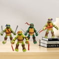 thumbnail image 2 of Paquete de 4 Figuras clásicas Teenage Mutant Ninja Turtles Btafrte 12 cm, 2 of 7